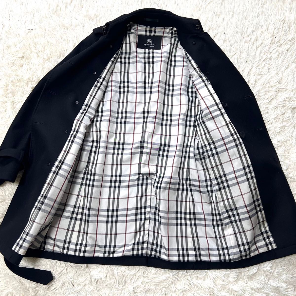 美品】BURBERRY BLACK LABEL バーバリーブラックレーベル 美品】BURBERRY BLACK LABEL バーバリーブラックレーベル