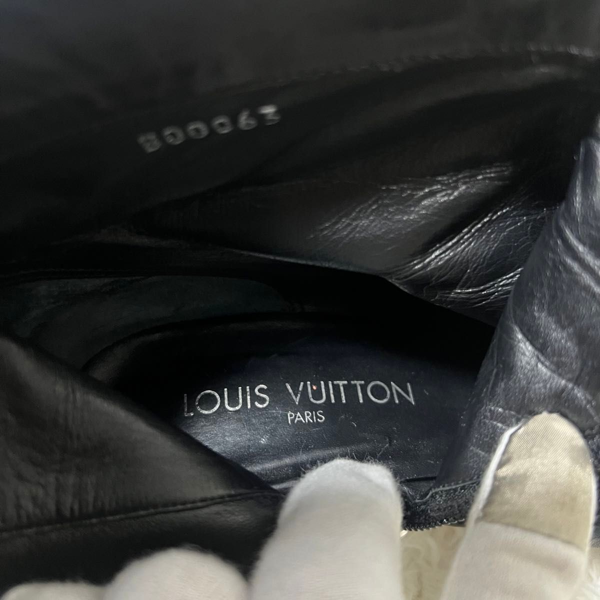 良品】LOUIS VUITTON ルイヴィトン レザーショートブーツ サイズ 良品】LOUIS VUITTON ルイヴィトン レザーショートブーツ サイズ