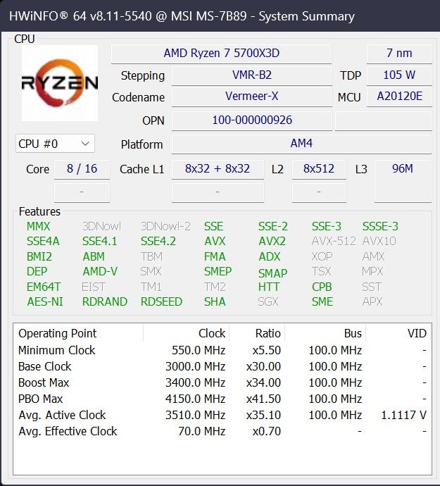 検証済み新品☆AMD Ryzen 7 5700X3D Socket AM4 検証済み新品☆AMD Ryzen 7 5700X3D Socket AM4
