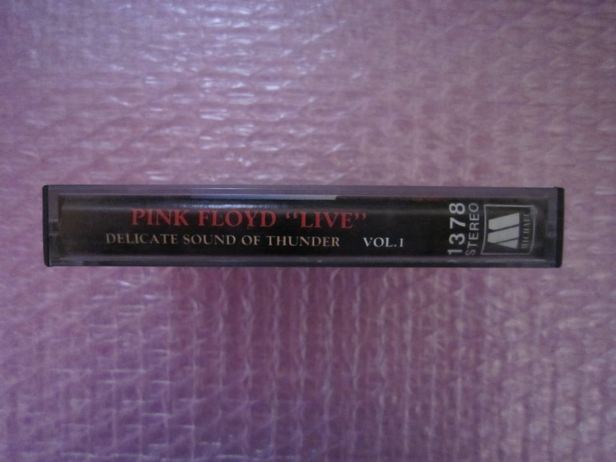 PINK FLOYD *LIVE~ DELICATE SOUND OF THUNDER VOL.1* pink * floyd * cassette tape * prompt decision *
