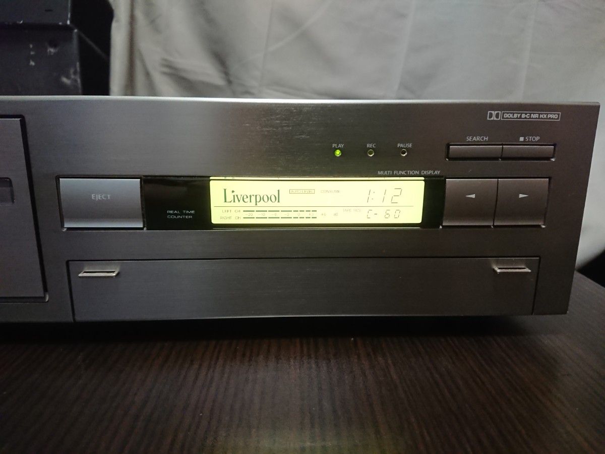 美品メンテナンス整備済みONKYO製ステレオカセットデッキK-200R 美品メンテナンス整備済みONKYO製ステレオカセットデッキK-200R
