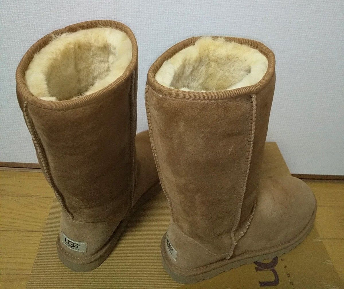美品 UGGアグ 25cm クラッシックトール 5815 ロングムートン 美品 UGGアグ 25cm クラッシックトール 5815 ロングムートン