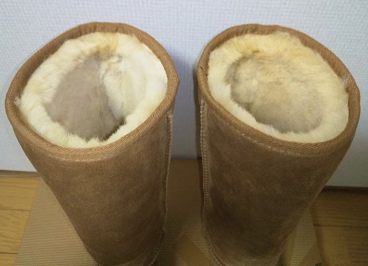 美品 UGGアグ 25cm クラッシックトール 5815 ロングムートン 美品 UGGアグ 25cm クラッシックトール 5815 ロングムートン