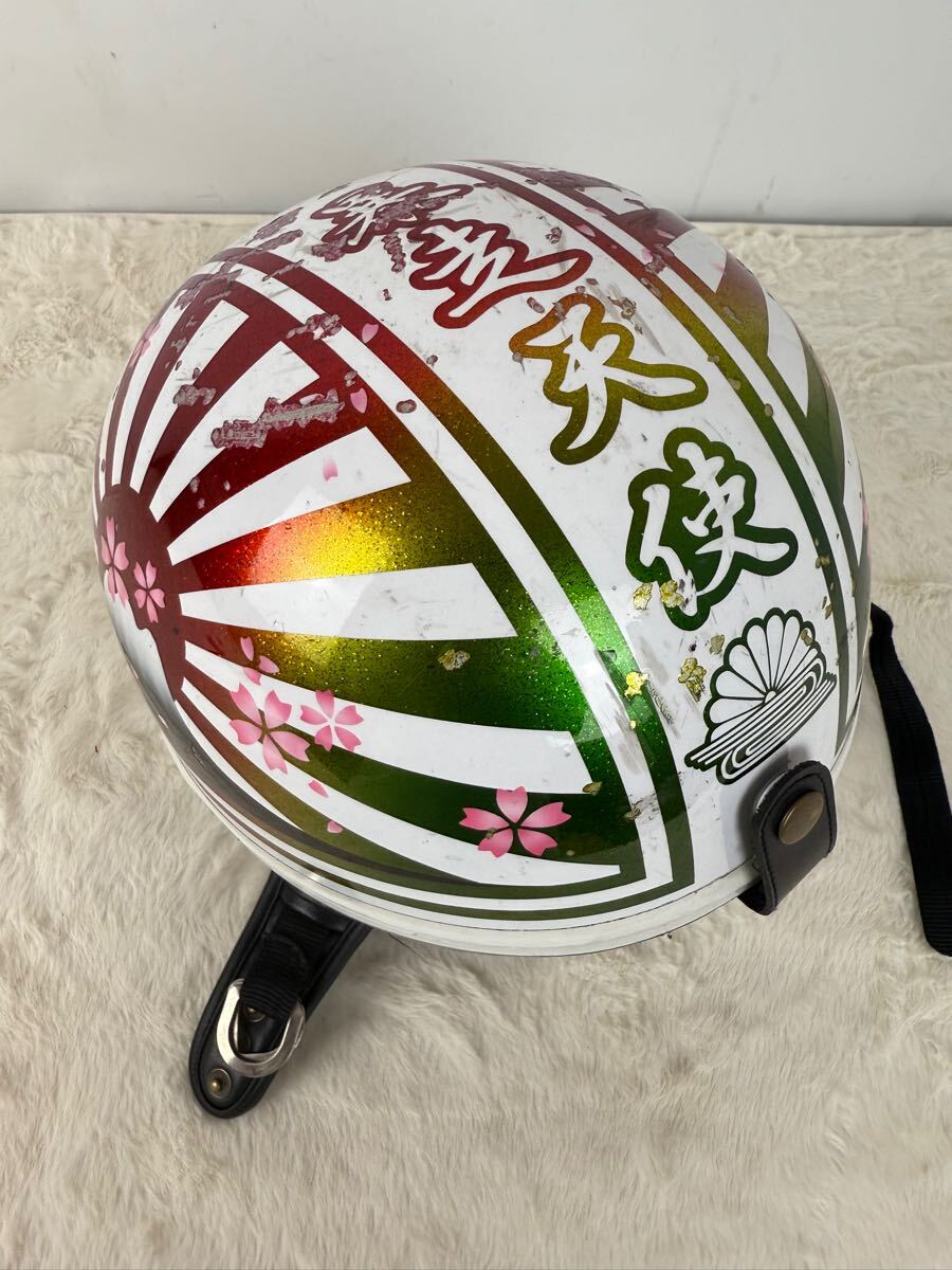 コルク半 三つボタン 暴走天使 日章 シルバーラメ 送料無料 コルク半 三つボタン 暴走天使 日章 シルバーラメ 送料無料