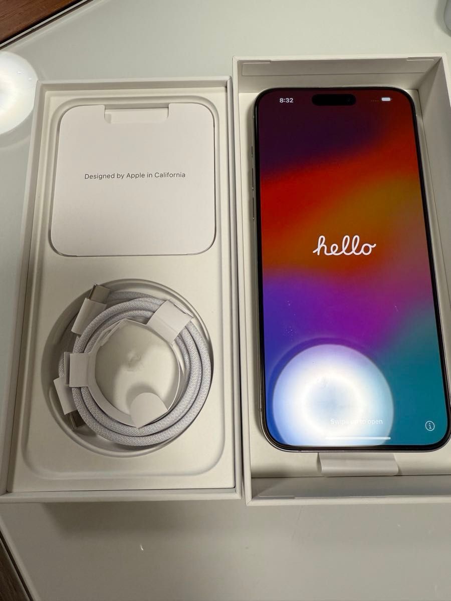 iPhone 15 Pro Max 512GB ホワイトチタニウム 美品 SIMフリー iPhone 15 Pro Max 512GB ホワイトチタニウム 美品 SIMフリー