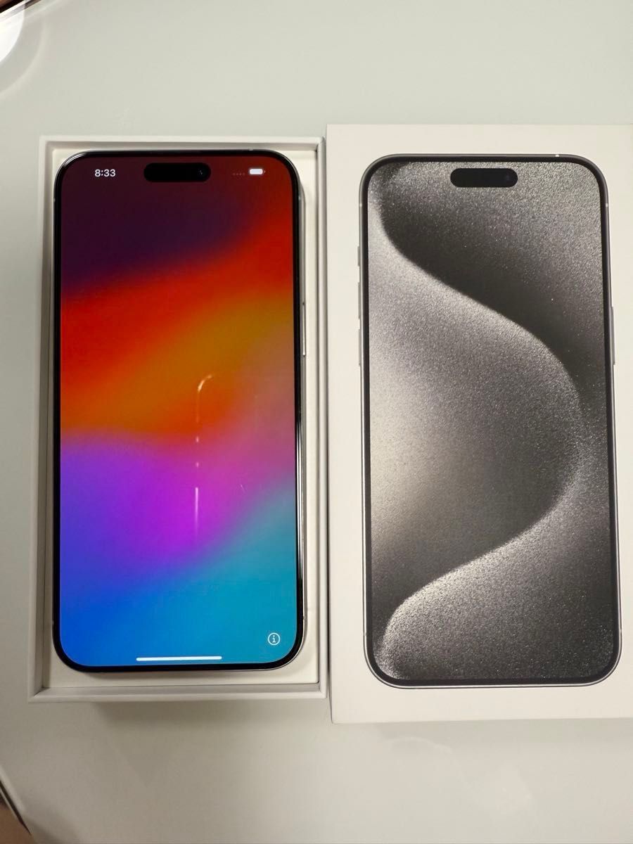 iPhone 15 Pro Max 512GB ホワイトチタニウム 美品 SIMフリー iPhone 15 Pro Max 512GB ホワイトチタニウム 美品 SIMフリー