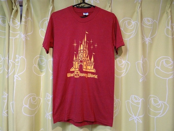 80年代 ビンテージ USA製 ウォルトディズニーワールド WDW シンデレラ城 Tシャツ Mサイズ レトロ 昭和 当時物_画像1