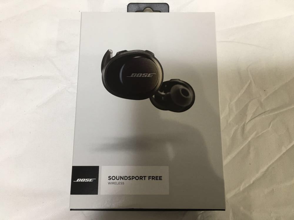 在庫僅少】 WIRELESS FREE SOUNDSPORT 【使用済み中古品】BOSE BLACK