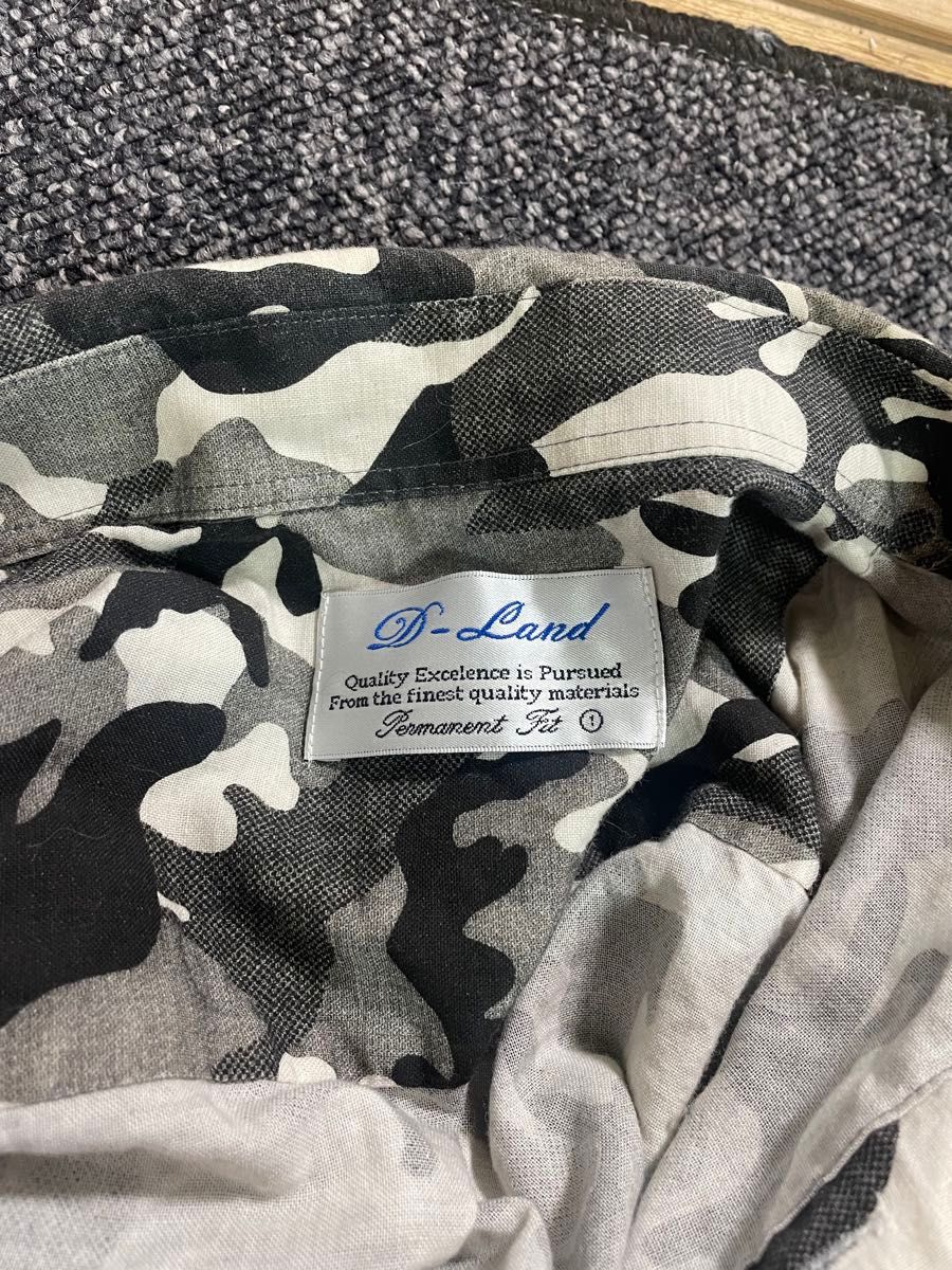 モノトーン迷彩柄長袖シャツカモフラ｜Yahoo!フリマ（旧PayPay
