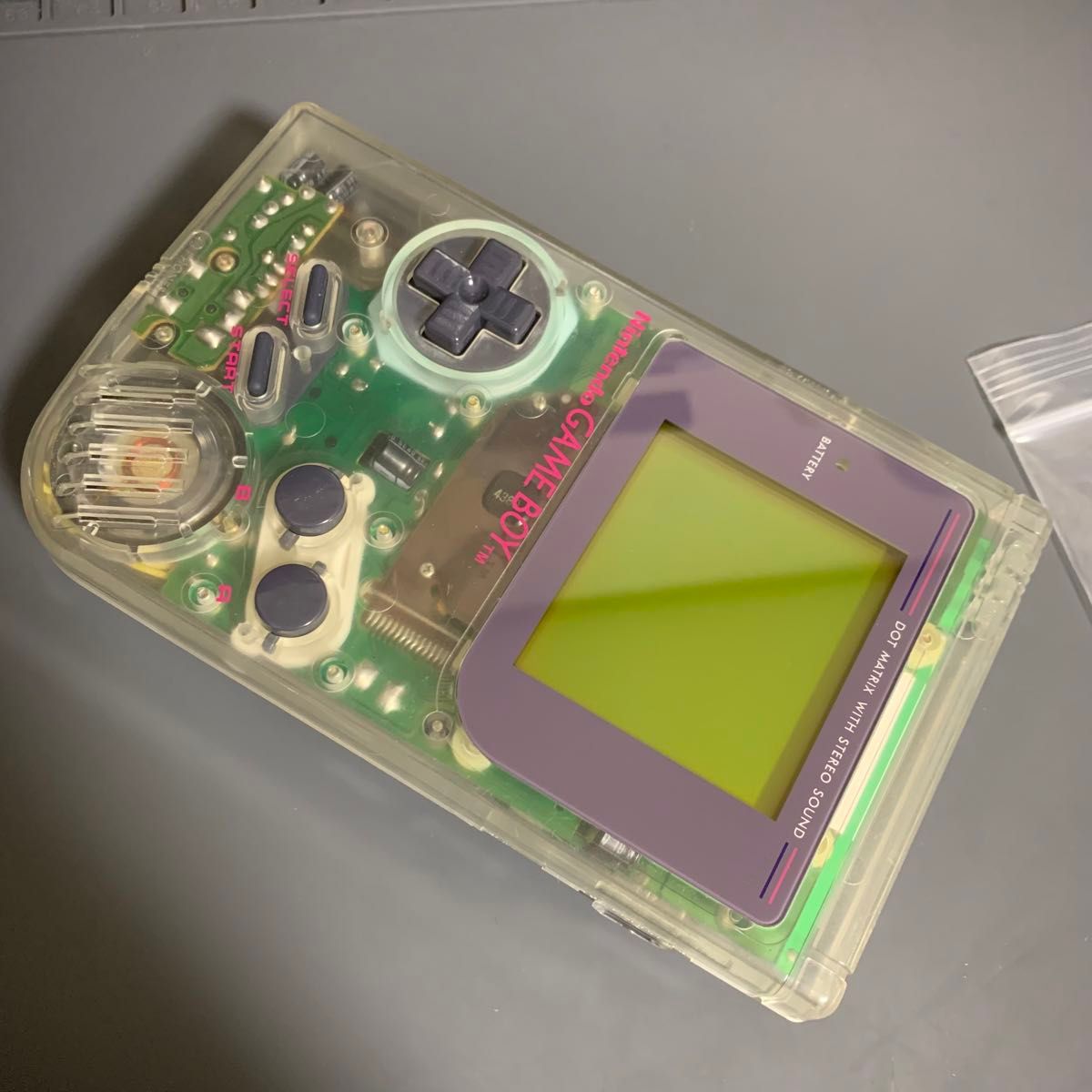 Nintendo 初代ゲームボーイ スケルトン レストア済品 #07|Yahoo Nintendo 初代ゲームボーイ スケルトン レストア済品 #07|Yahoo