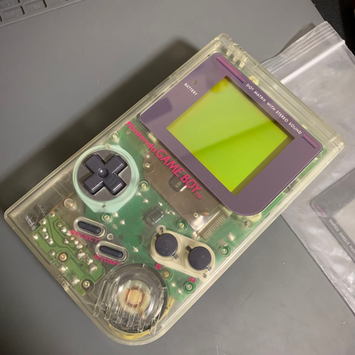 Nintendo 初代ゲームボーイ スケルトン レストア済品 #07|Yahoo Nintendo 初代ゲームボーイ スケルトン レストア済品 #07|Yahoo