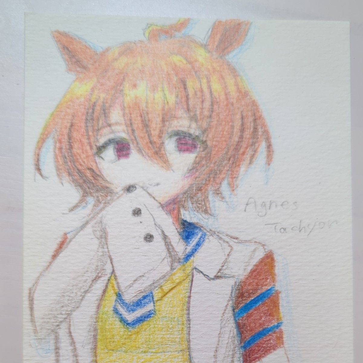 手描きイラスト 女の子 イラストアグネスタキオン ウマ娘 手描き 手描きイラスト 女の子 イラストアグネスタキオン ウマ娘 手描き