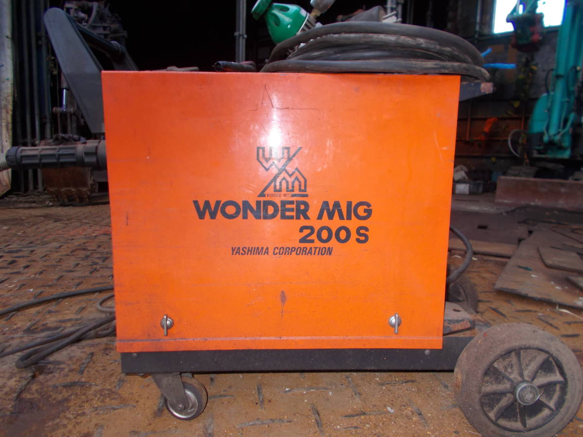 株式会社ヤシマ MIG溶接機 WONDER MIG200S 3相200V 50 株式会社ヤシマ MIG溶接機 WONDER MIG200S 3相200V 50