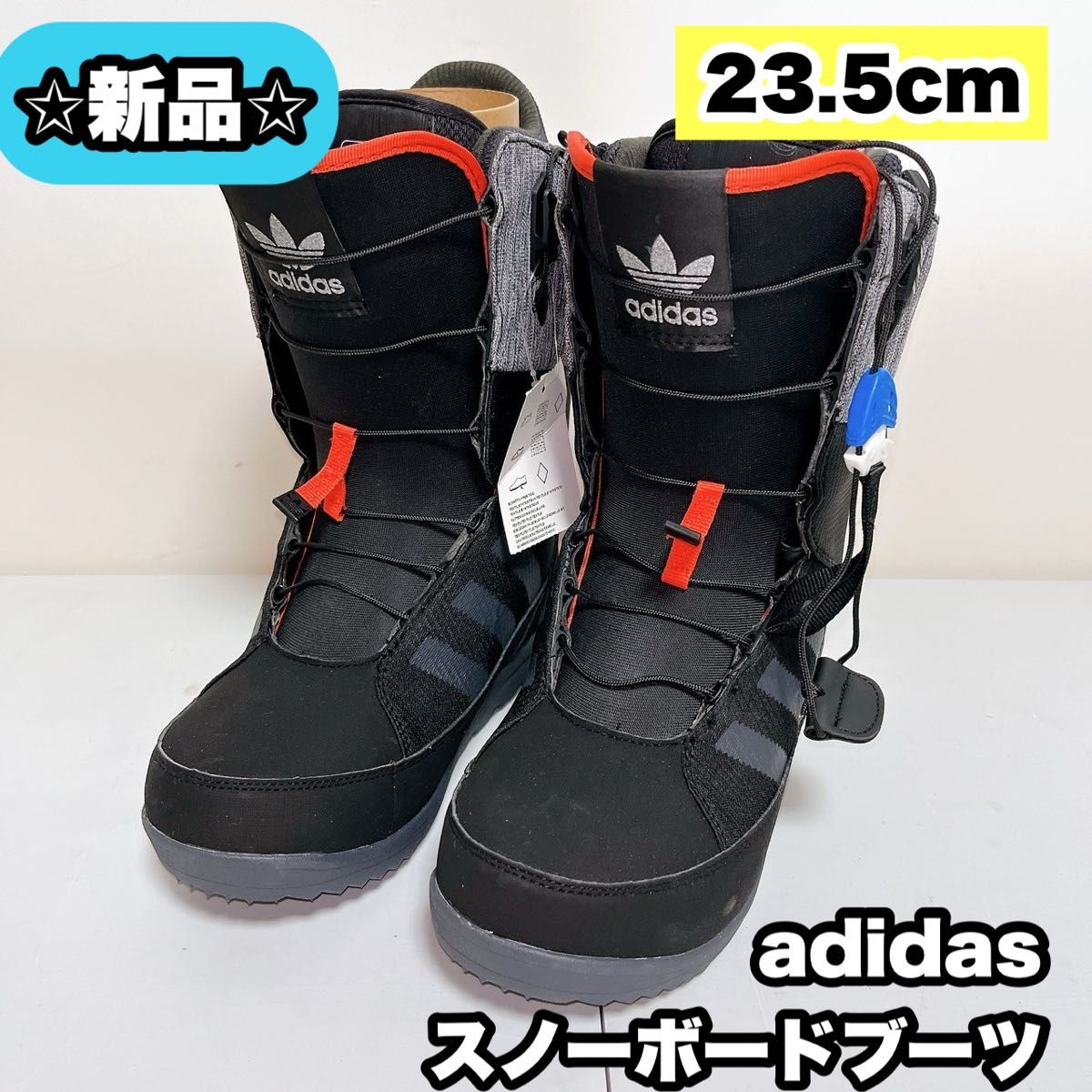 新品・希少】スノーボードブーツ アディダス 23 5cm|Yahoo 新品・希少】スノーボードブーツ アディダス 23 5cm|Yahoo