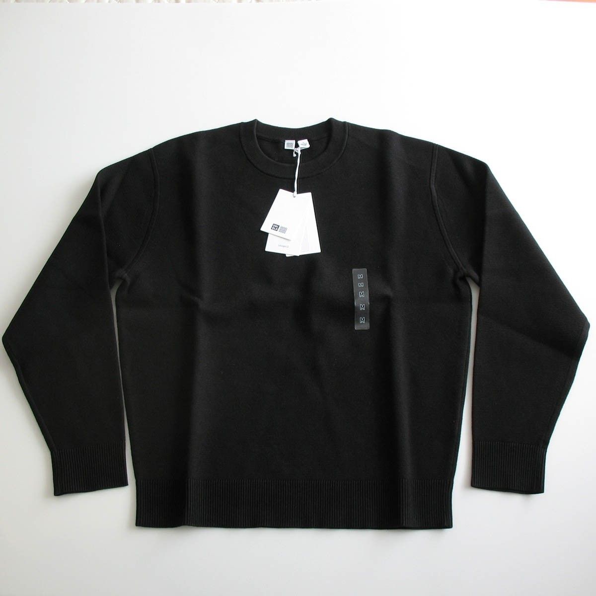 未使用 Uniqlo U ミラノリブ クルーネックセーター M ブラック 未使用 Uniqlo U ミラノリブ クルーネックセーター M ブラック