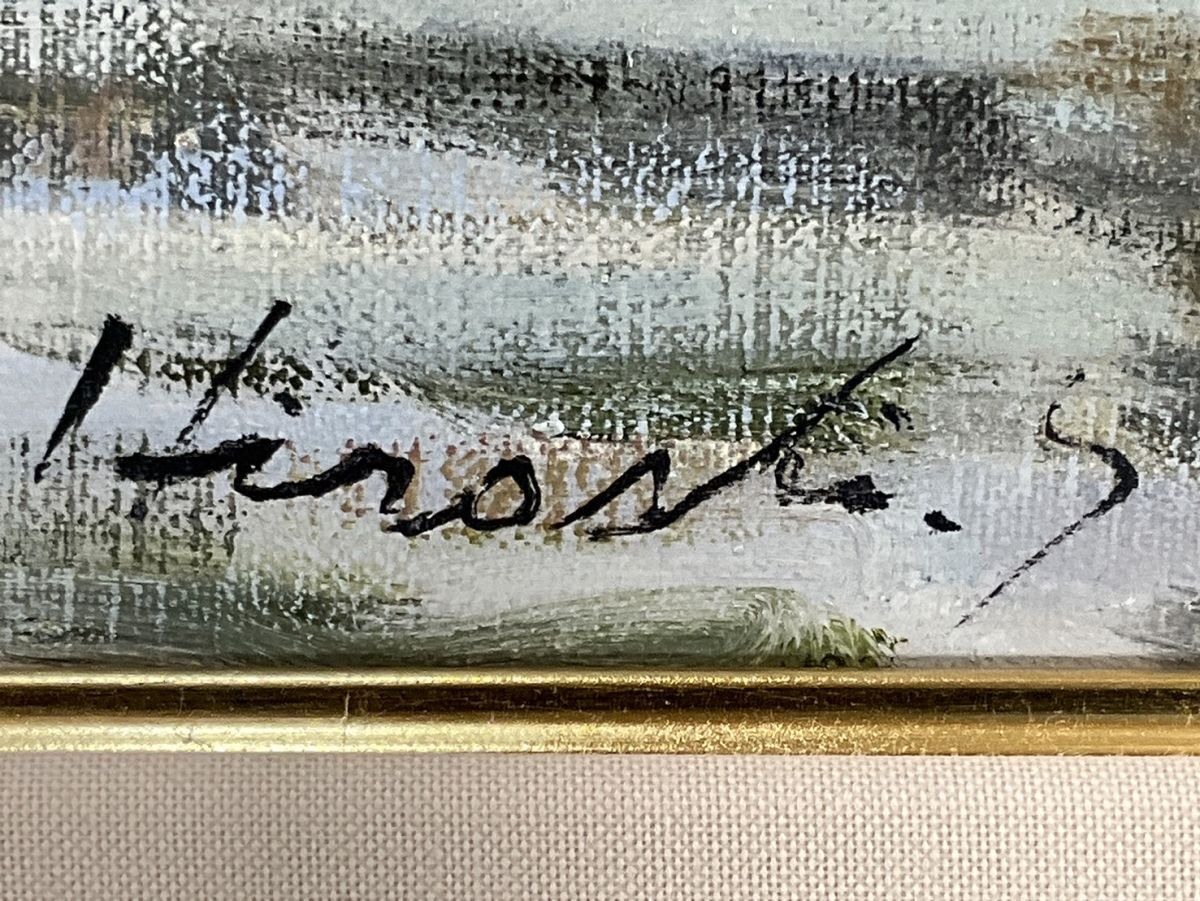 真作 油彩 鳥取県の画家 佐伯浩 HIROSHI SAEKI プラハ城遠望 真作 油彩 鳥取県の画家 佐伯浩 HIROSHI SAEKI プラハ城遠望