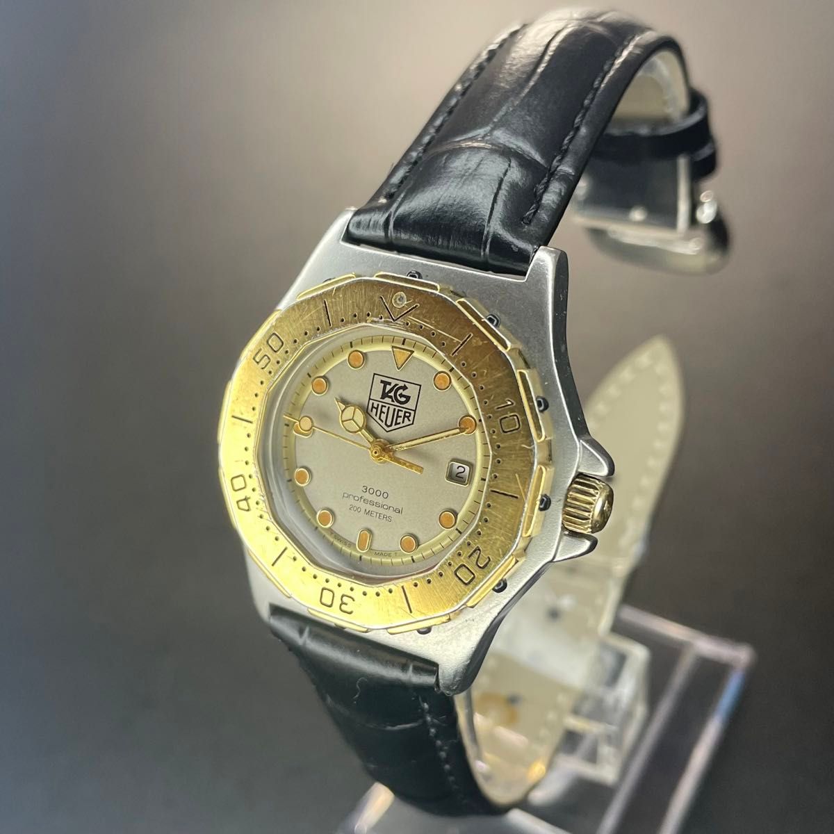 可動 正規品】 タグホイヤー 腕時計 ゴールド コンビ メンズ 可動 正規品】 タグホイヤー 腕時計 ゴールド コンビ メンズ