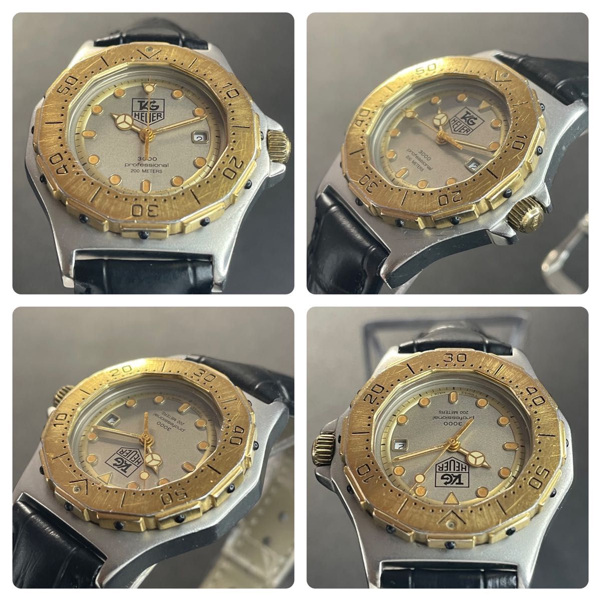可動 正規品】 タグホイヤー 腕時計 ゴールド コンビ メンズ 可動 正規品】 タグホイヤー 腕時計 ゴールド コンビ メンズ