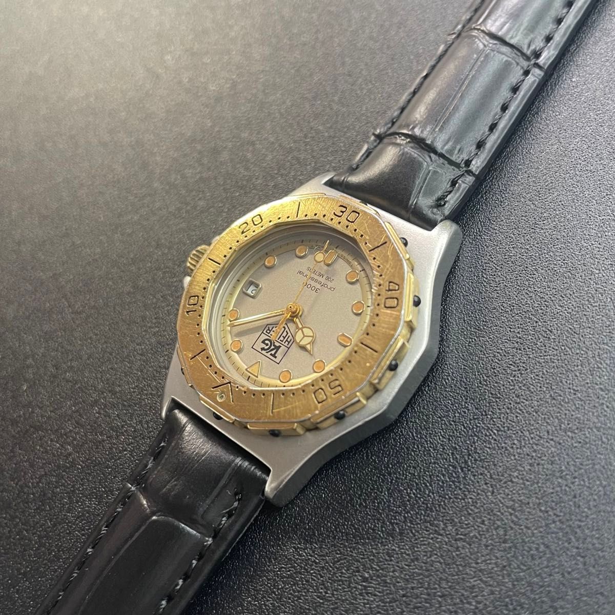 可動 正規品】 タグホイヤー 腕時計 ゴールド コンビ メンズ 可動 正規品】 タグホイヤー 腕時計 ゴールド コンビ メンズ