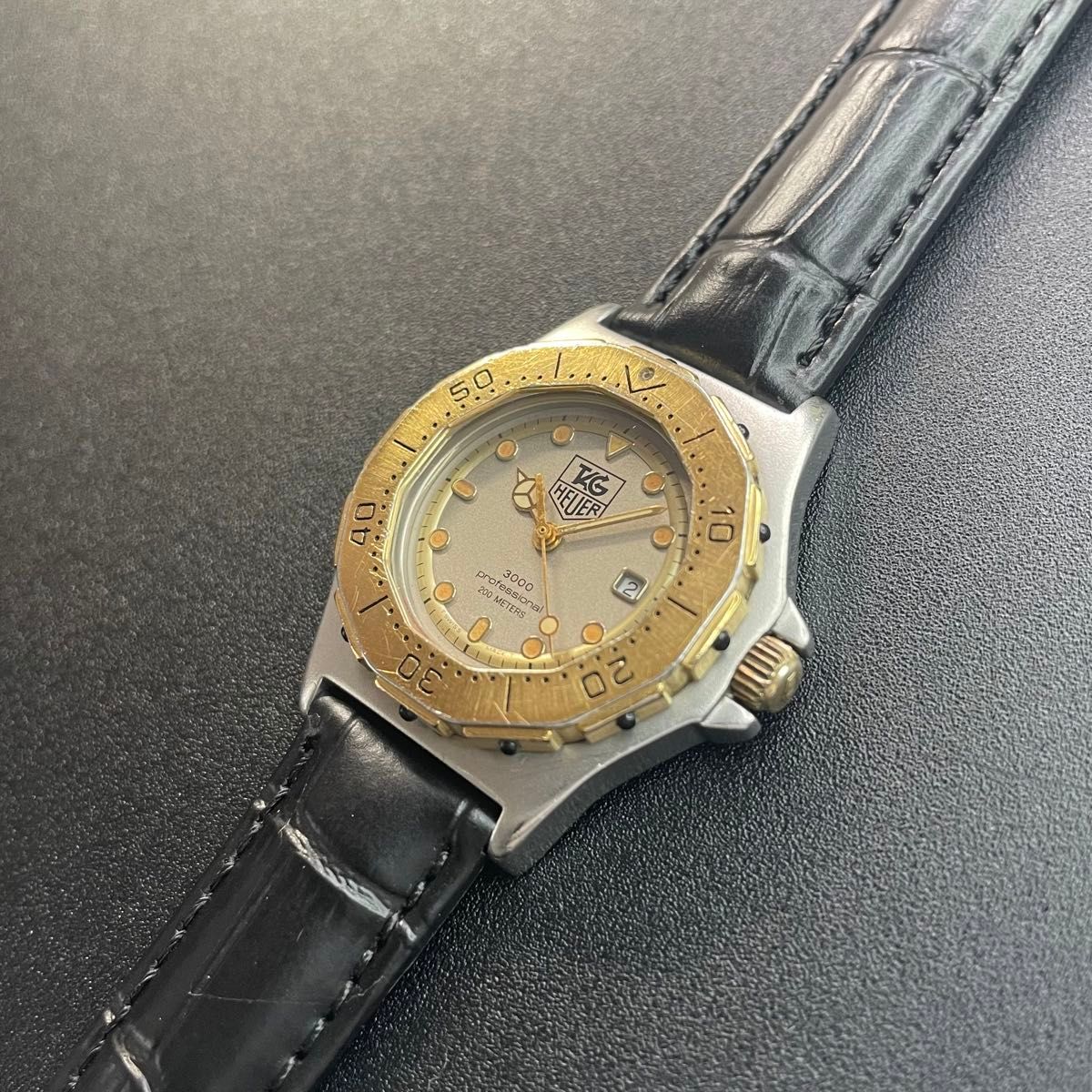可動 正規品】 タグホイヤー 腕時計 ゴールド コンビ メンズ 可動 正規品】 タグホイヤー 腕時計 ゴールド コンビ メンズ