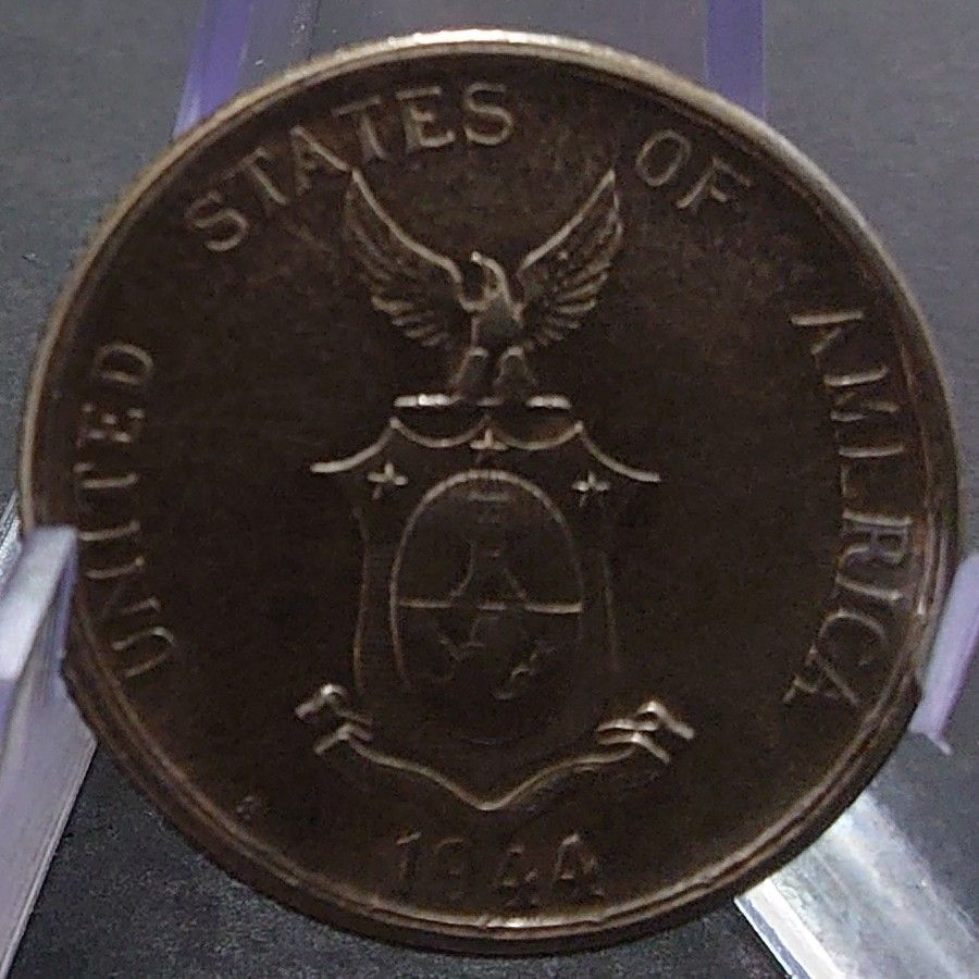 1944年 フィリピン銀貨 50センタボ マヨン火山の乙女 silver750 1944年 フィリピン銀貨 50センタボ マヨン火山の乙女 silver750
