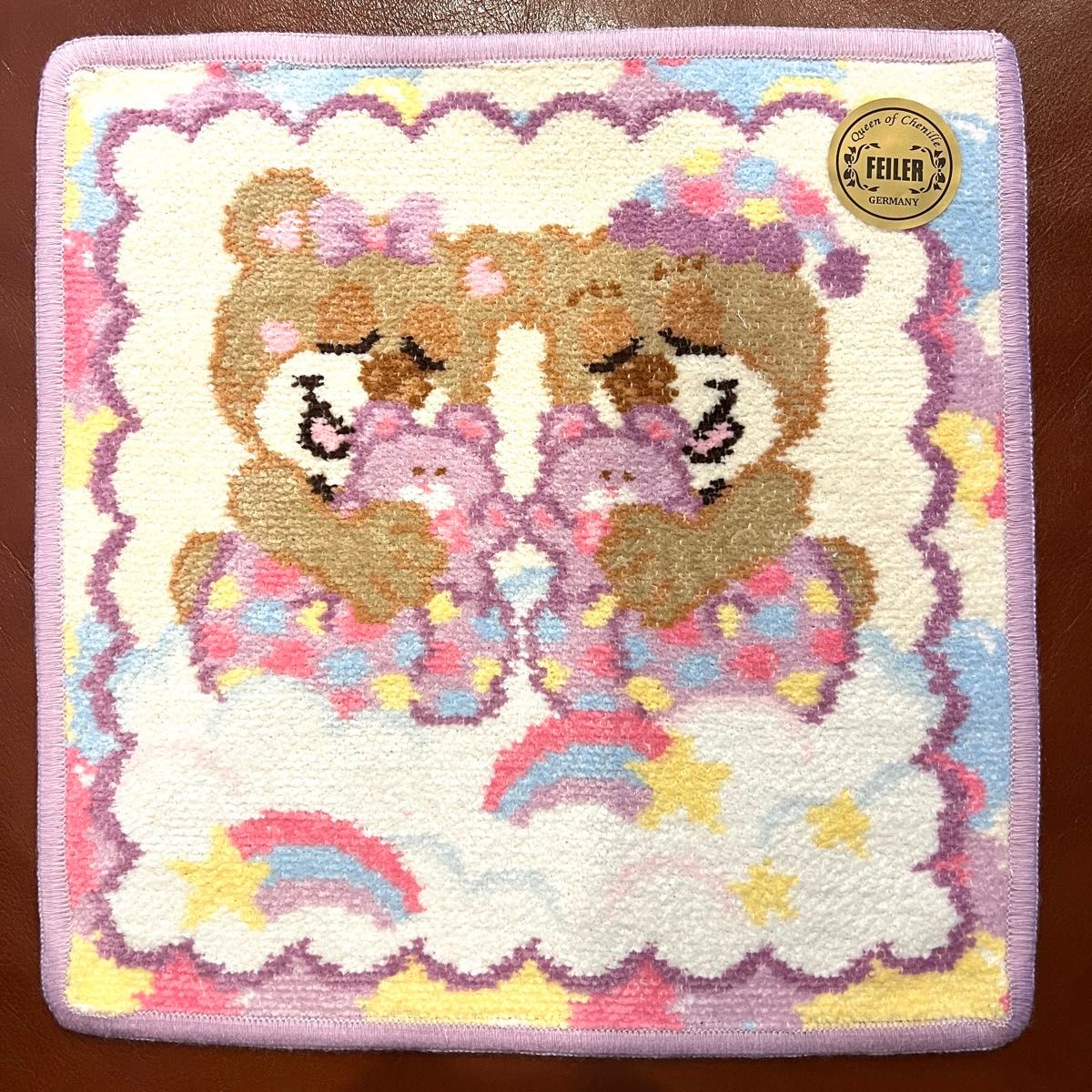フェイラー スイマー ドリーミーベアアンドニコニナ ハンカチ フェイラー スイマー ドリーミーベアアンドニコニナ ハンカチ