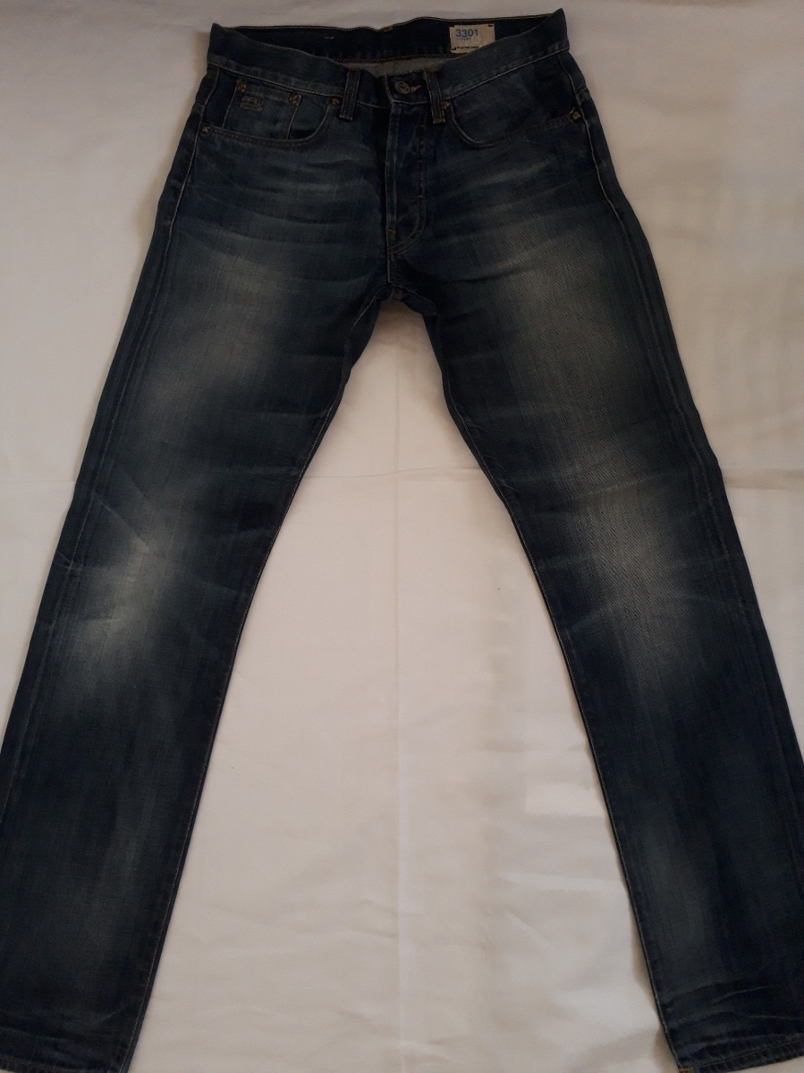 【送料無料】G-STAR RAW 3301 STRAIGHT　ジースターロゥ　W30 L32 匿名配送