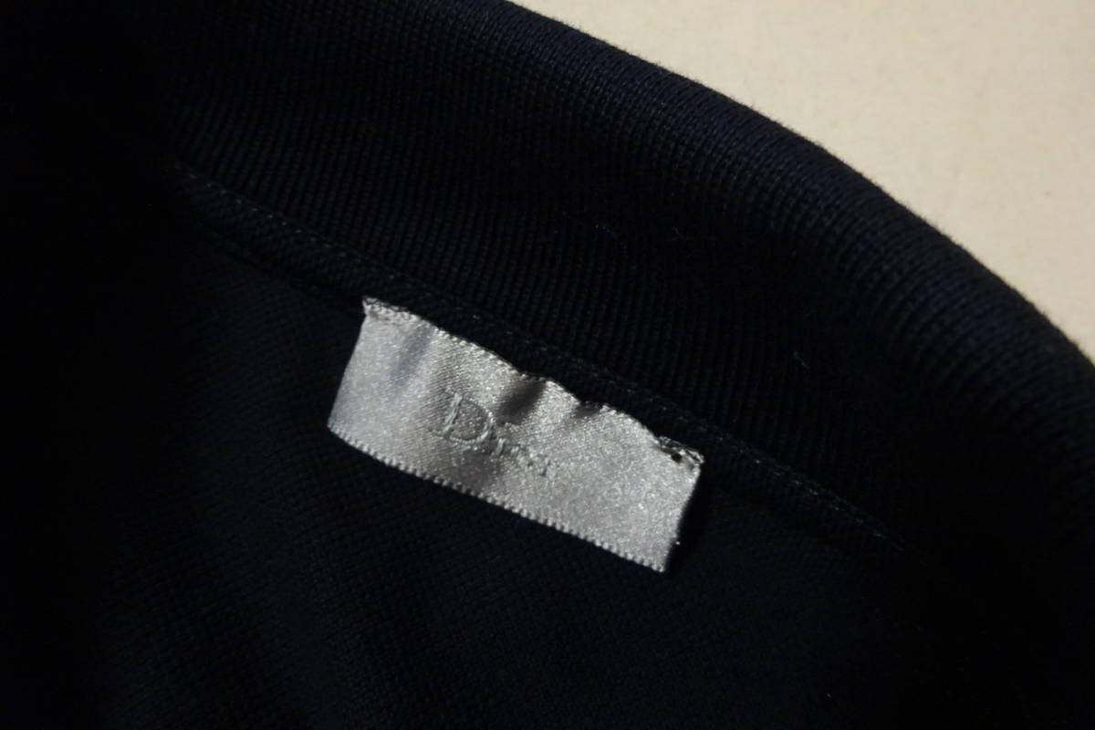 Dior 半袖 ポロシャツ 黒 綿100％ ディオール ブラック_画像4