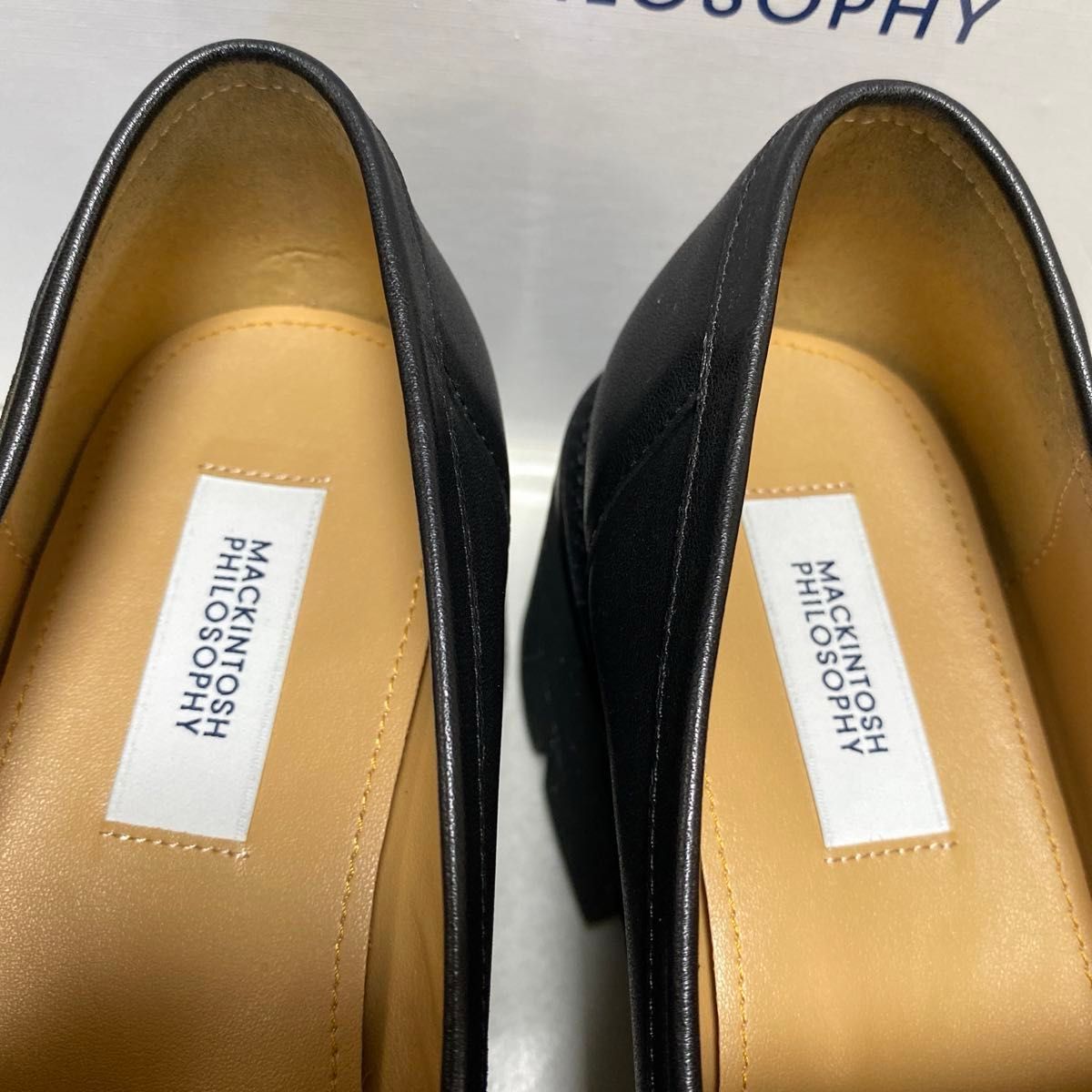 MACKINTOSH PHILOSOPHY メタルモチーフ厚底ローファー 黒|Yahoo MACKINTOSH PHILOSOPHY メタルモチーフ厚底ローファー 黒|Yahoo