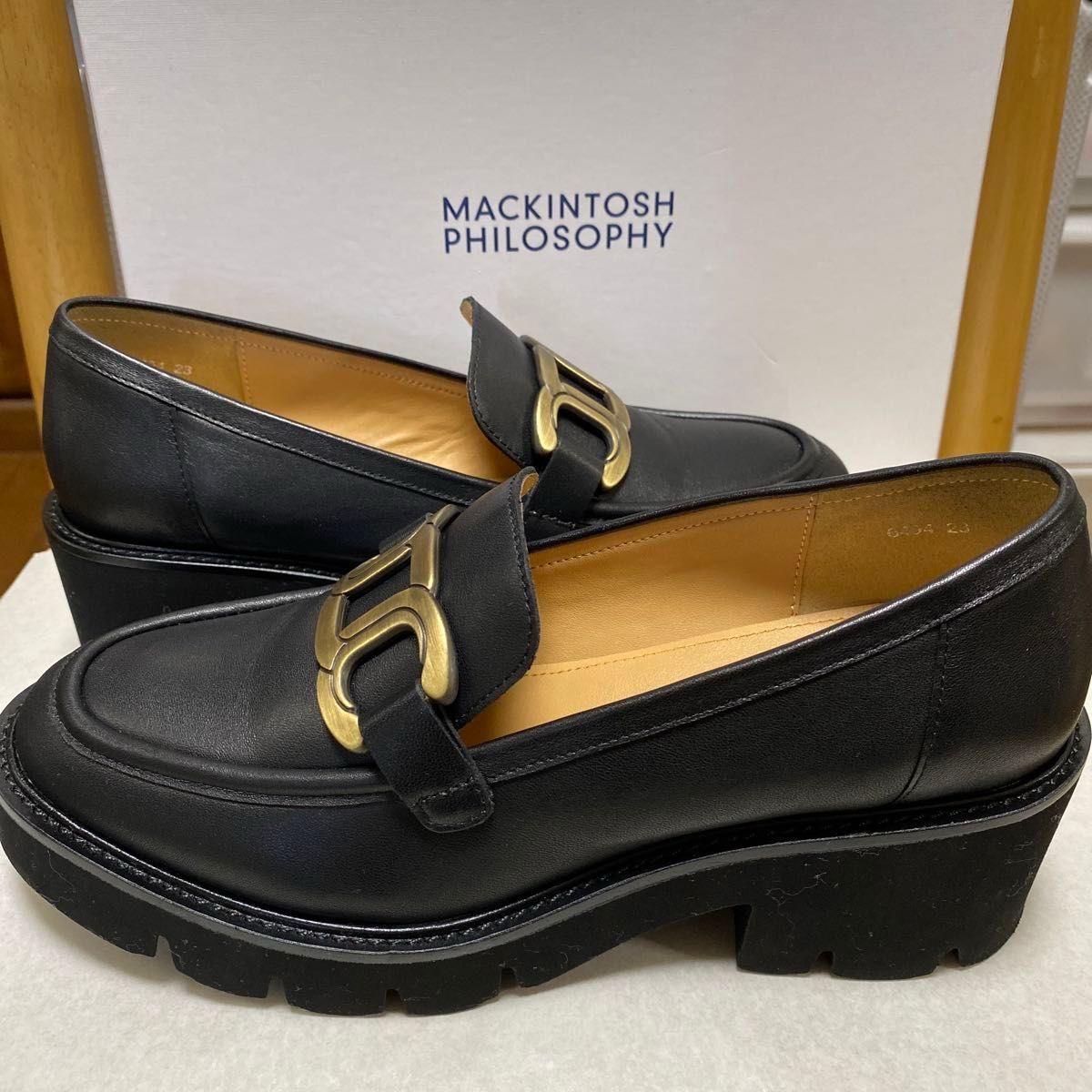 MACKINTOSH PHILOSOPHY メタルモチーフ厚底ローファー 黒|Yahoo MACKINTOSH PHILOSOPHY メタルモチーフ厚底ローファー 黒|Yahoo
