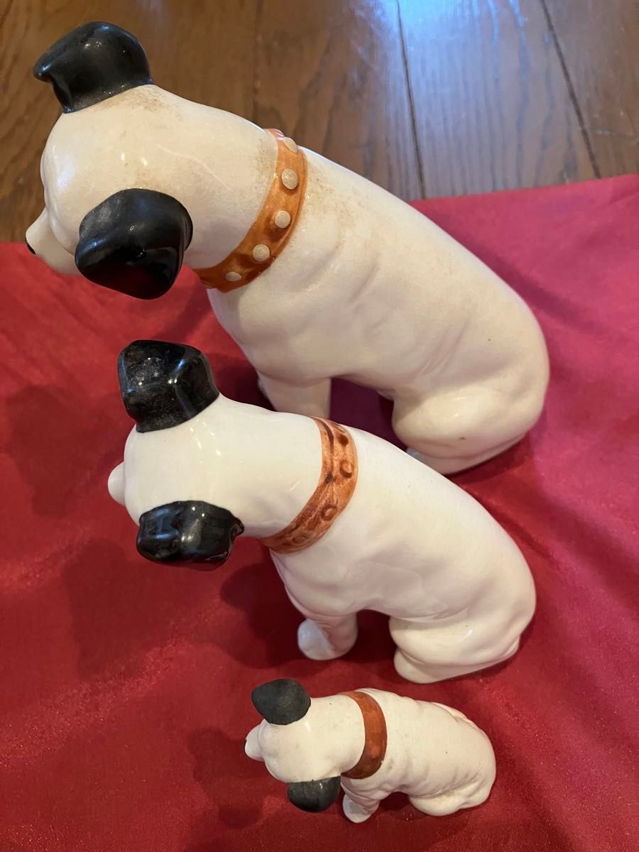 ビクター犬 『ニッパーちゃん』陶器 3匹 置物|Yahoo!フリマ(旧 ビクター犬 『ニッパーちゃん』陶器 3匹 置物|Yahoo!フリマ(旧
