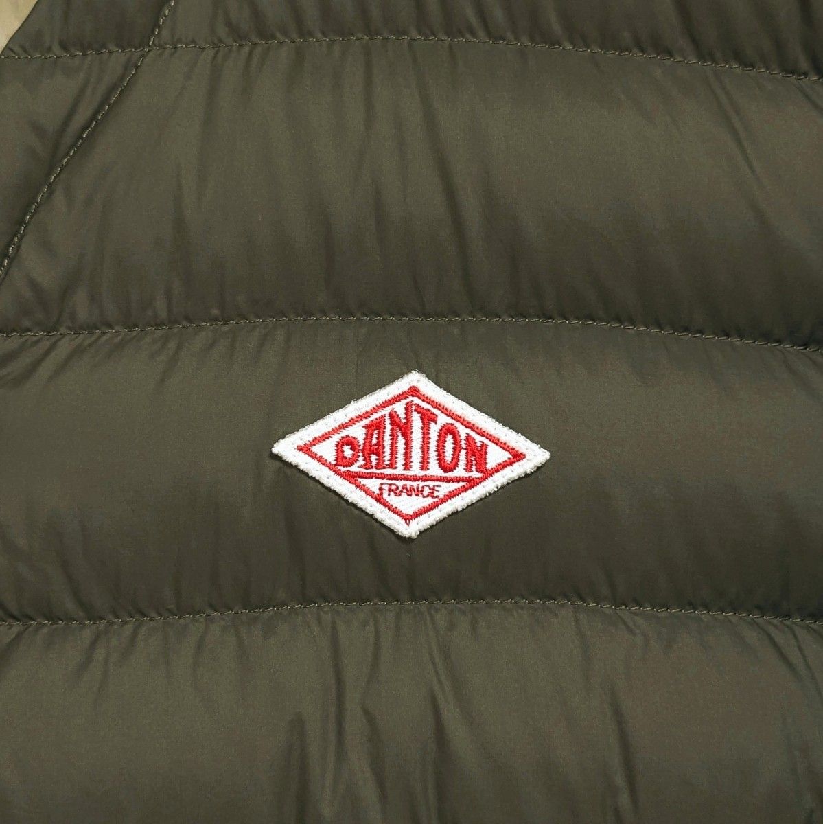 DANTON/Vネック インナー ロングダウンコート ジャケット 36 DANTON/Vネック インナー ロングダウンコート ジャケット 36