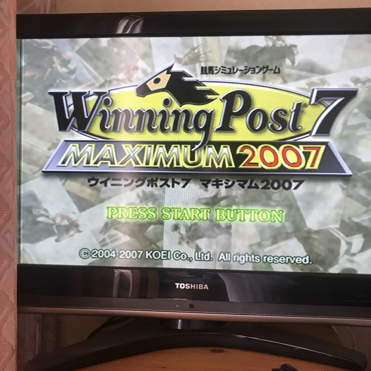 PS2  ウイニングポスト7 マキシマム2007 ディスクのみ 動作確認済み