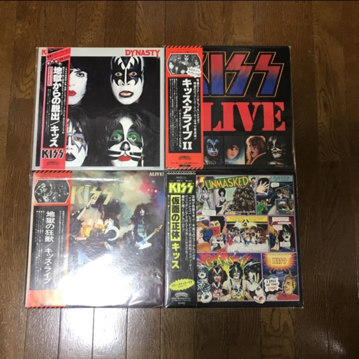 KISS レコード LP 4つセット