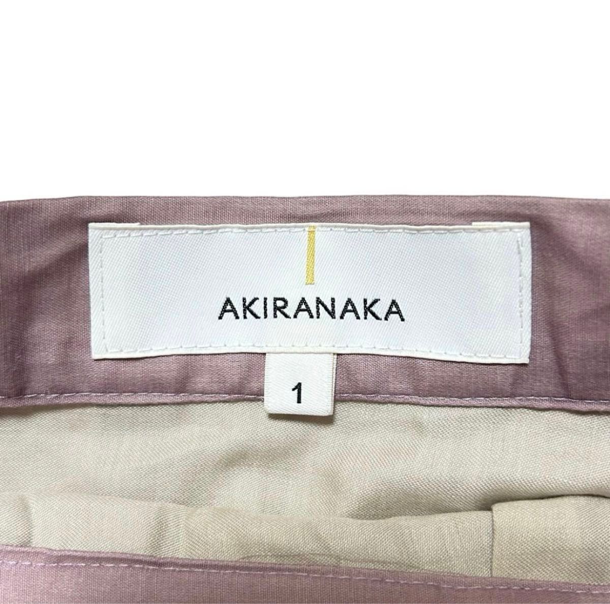 akiranaka シフォンスカート シルク混 アキラナカ ストライプ akiranaka シフォンスカート シルク混 アキラナカ ストライプ
