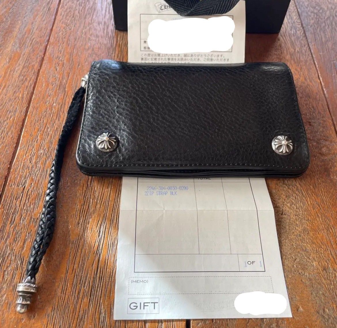 クロムハーツ正規店購入美品】2zip レザーウォレット 財布 クロムハーツ正規店購入美品】2zip レザーウォレット 財布