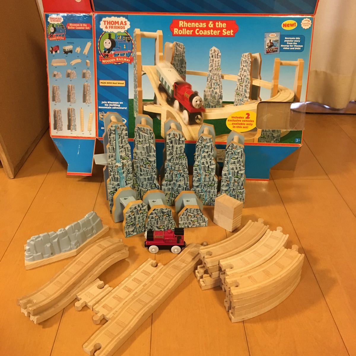 値下げしました!木製トーマス レニアスのジェットコースターセット(中古)