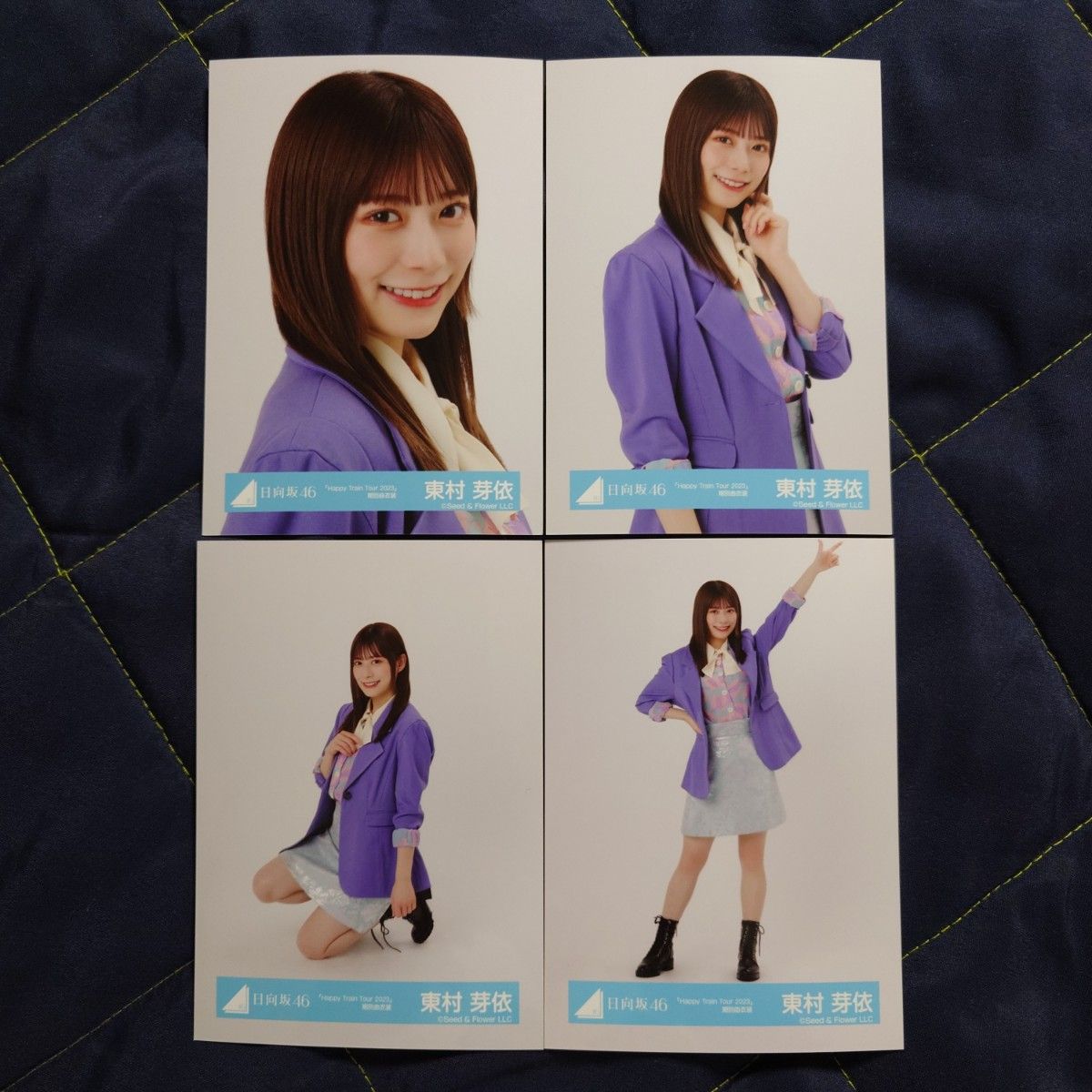 日向坂46 東村芽依 直筆サイン 生写真 Happy Train Tour ヨリ 日向坂46 東村芽依 直筆サイン 生写真 Happy Train Tour ヨリ