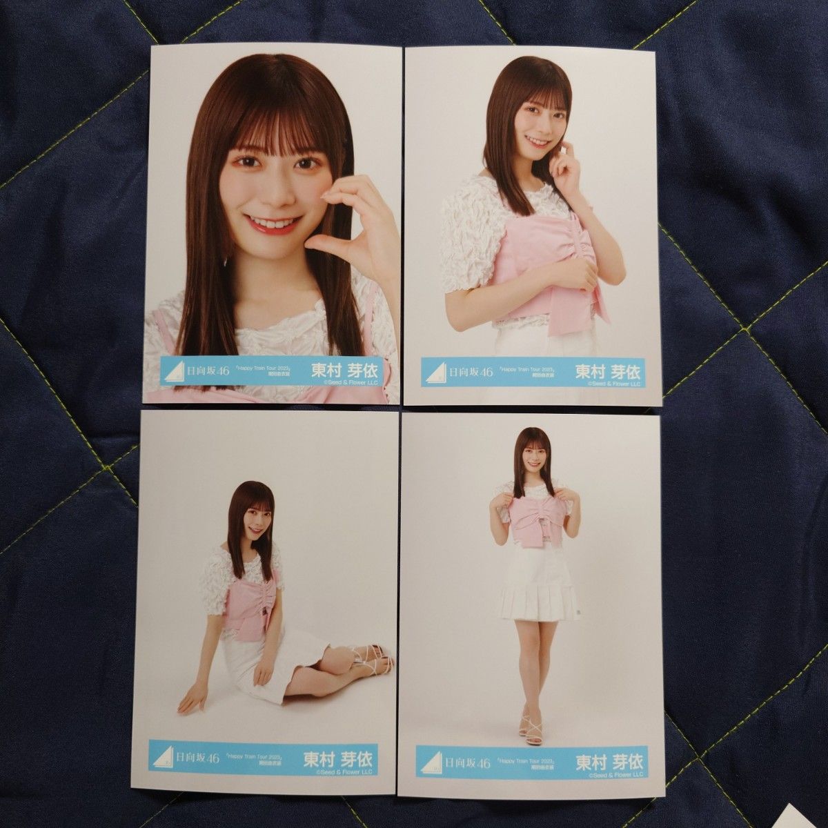 直筆サイン】日向坂46 東村芽依「Happy Train Tour」衣装生写真 直筆サイン】日向坂46 東村芽依「Happy Train Tour」衣装生写真