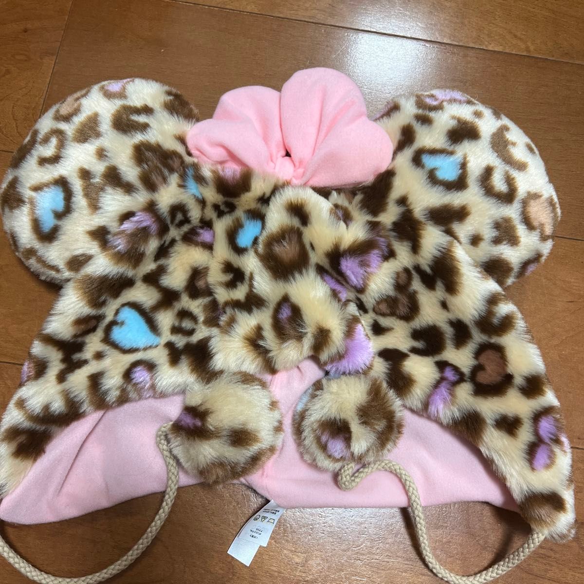 ディズニーグッズ ミニーヒョウ柄 ファンキャップ - ヘア ディズニーグッズ ミニーヒョウ柄 ファンキャップ - ヘア