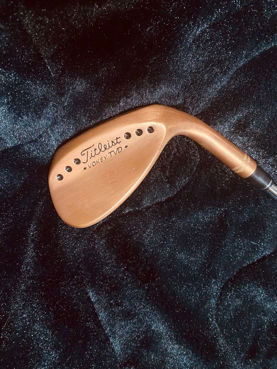 【美品】VOKEY TVD 58° ブロンズメッキ加工 BLACK DOT