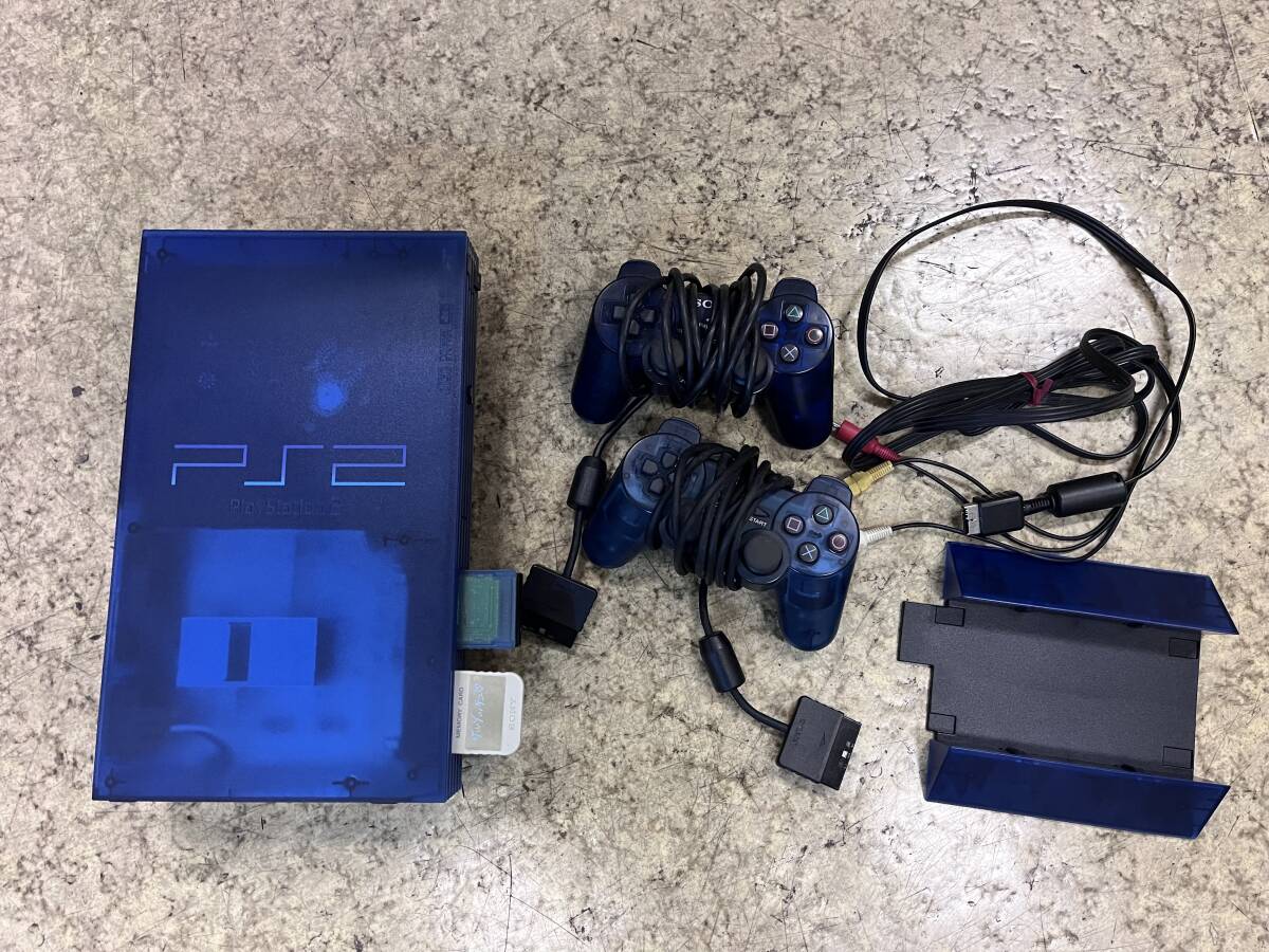 Yahoo!オークション - PS2 本体 オーシャンブルー Yahoo!オークション - PS2 本体 オーシャンブルー
