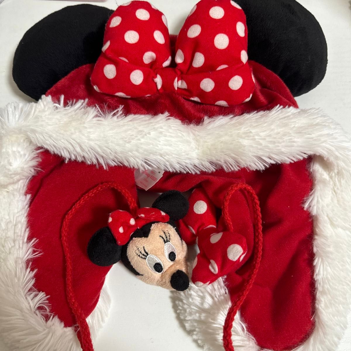 ディズニー ミニー ファンキャップ フワフワ ファー クリスマス ディズニー ミニー ファンキャップ フワフワ ファー クリスマス