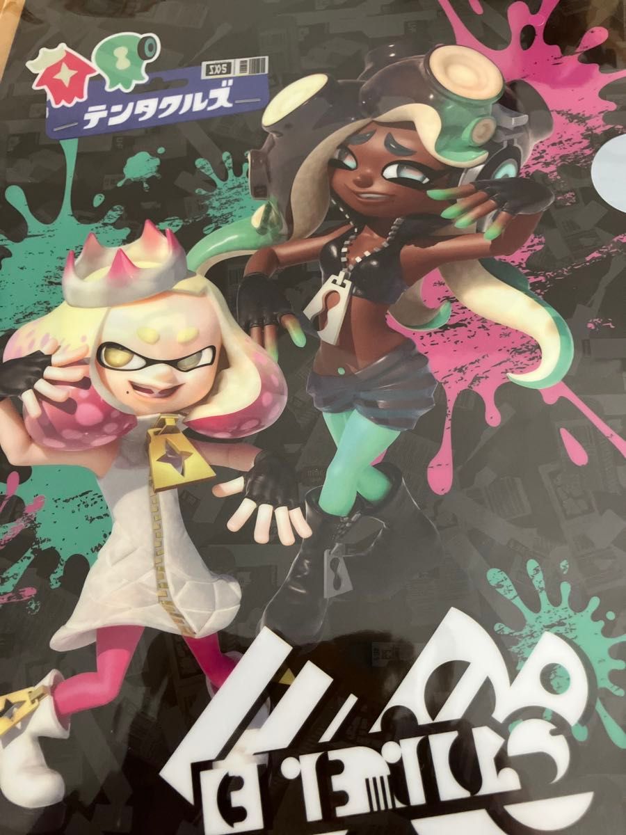 スプラトゥーン3オリジナルクリアファイル 全3種類セット すり スプラトゥーン3オリジナルクリアファイル 全3種類セット すり