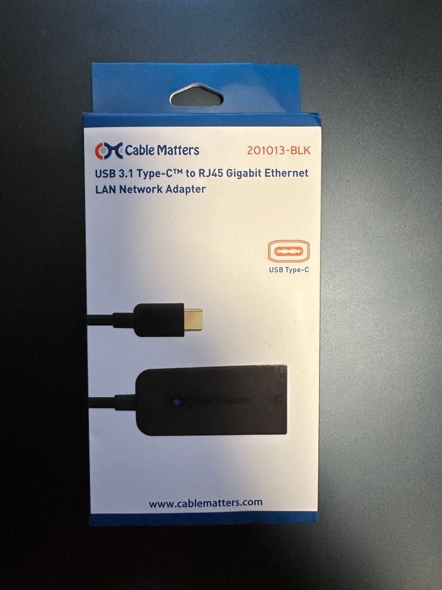 Cable Matters USB-C LAN 変換ケーブル