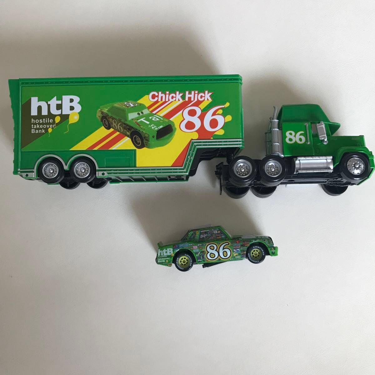 【新品】 カーズ マックトラック トレーラー 7台セット 限定出品 カーズ マック トラック トレーラー チックヒックスカーズ【未