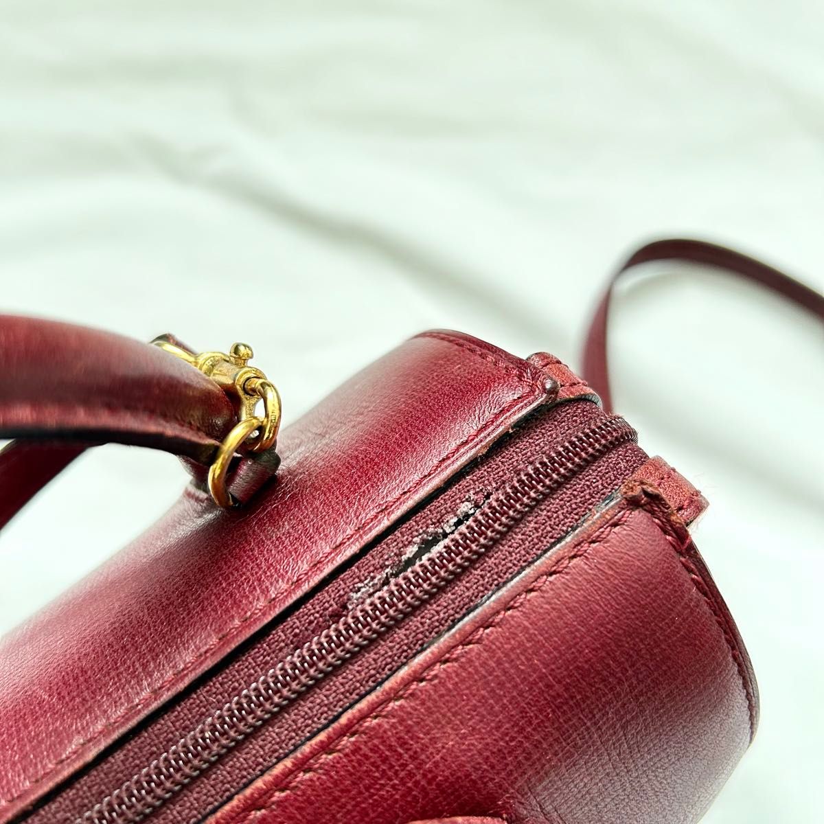 2way Cartier マストライン ショルダーバッグ レザー カード付 2way Cartier マストライン ショルダーバッグ レザー カード付