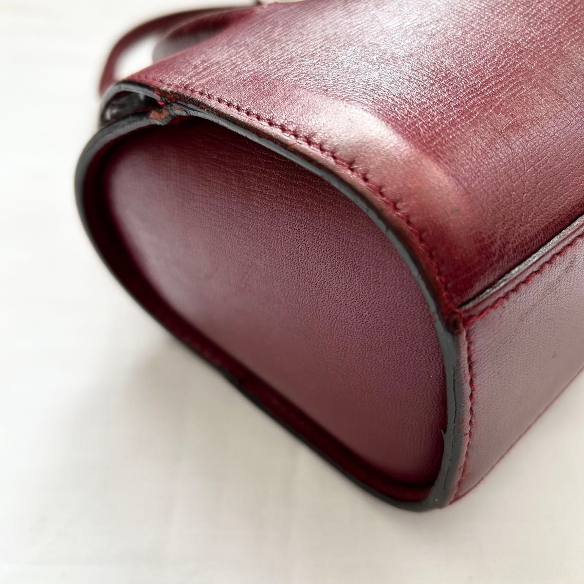 2way Cartier マストライン ショルダーバッグ レザー カード付 2way Cartier マストライン ショルダーバッグ レザー カード付