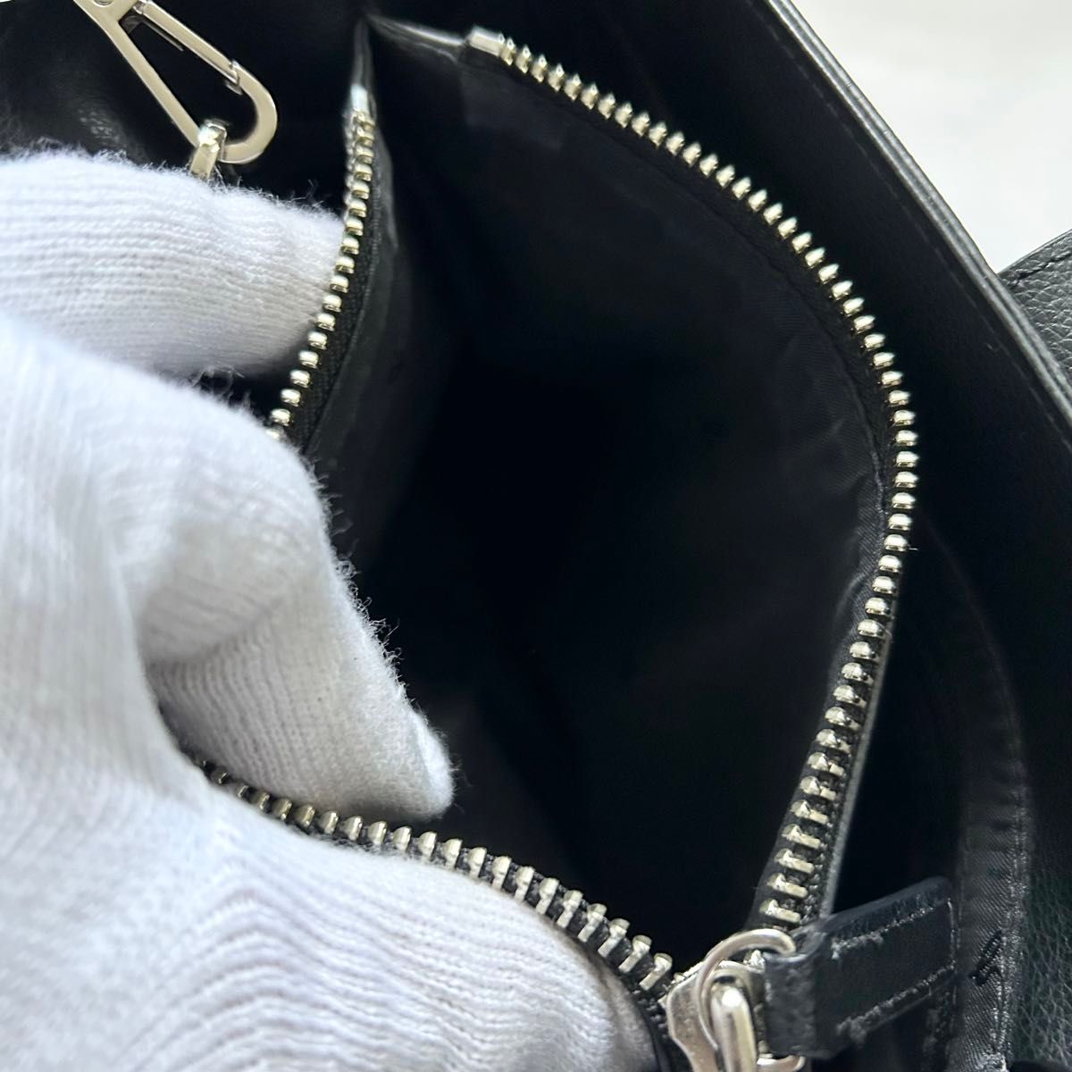 極美品 2way アニエスベー ショルダーバッグ 黒 本革 現行 極美品 2way アニエスベー ショルダーバッグ 黒 本革 現行