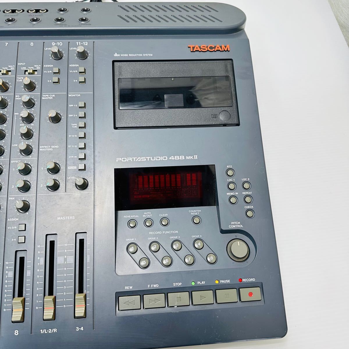 綺麗 TASCAM 488MK2マルチトラックレコーダー 通電確認済み MTR 通電のみ】 TASCAM PORTASTUDIO 488 mk2 MTR タスカム マルチ
